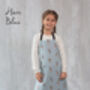 Cat Apron For Kids | Personalised Toddler Aprons With Dog, Bunny And Duck Prints, thumbnail 3 of 12