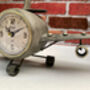 42cm Metal Fighter Aeroplane Clock Novelty Desk Freestanding Or Wall Mount, thumbnail 4 of 7