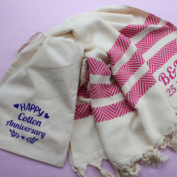 Handwoven Boho Design, Soft Cotton Throw Blanket, 2 of 11