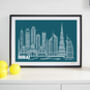 Dubai Skyline Typography Print, thumbnail 8 of 8