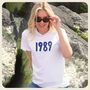 1989 Eras Tour Swiftie T Shirt, thumbnail 1 of 5