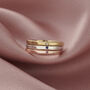 Personalised Birthstone Secret Stacker Ring, thumbnail 2 of 9