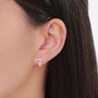Sterling Silver Female Anatomy Stud Earrings, thumbnail 5 of 12