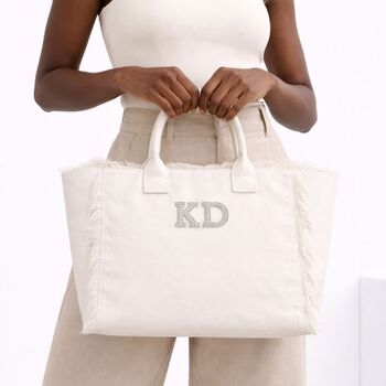 Personalised Fringe Tote Bag, 2 of 8