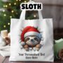 Personalised Christmas Breakout Animals Tote Gift Bag, thumbnail 7 of 7