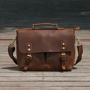 Genuine Leather Briefcase, 10 of 12