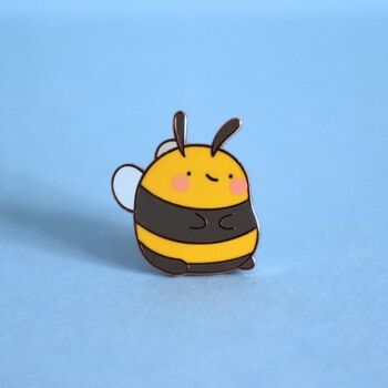 Bumblee Bee Enamel Pin | Cute Pin Badges, 3 of 6