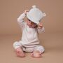 Organic Baby Bear Beanie Hat, thumbnail 7 of 10