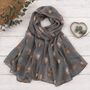Owl Print Scarf, thumbnail 1 of 6