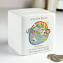 Personalised Noahs Ark Ceramic Square Money Box, thumbnail 2 of 3