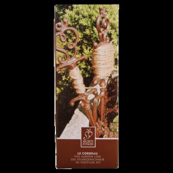 Cast Iron Garden Line Row Marker With 25m Jute String, 2 of 3