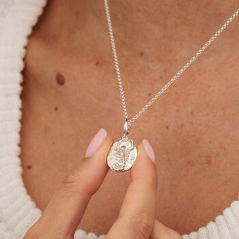 Engraved Sterling Silver Scorpio Zodiac Necklace, 2 of 9