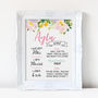 Personalised First Birthday Floral Print, thumbnail 1 of 2