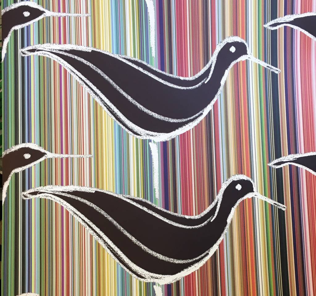 ducks in a row wallpaper by sharon jane studio | notonthehighstreet.com