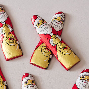 Chocolate Santa Personalised Christmas Stocking Filler, 3 of 4