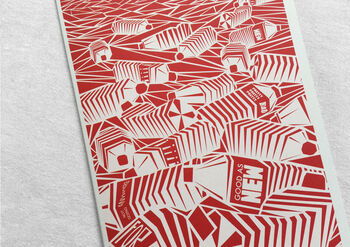 Red Bottles Greetings Card, 5 of 5