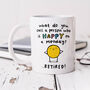 'Happy On A Monday' Personalised Mug, thumbnail 1 of 3