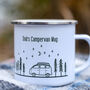 Personalised Campervan Outside Gift Enamel Mug, thumbnail 7 of 7