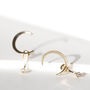 Sterling Silver 18ct Gold Delicate Ear Jacket, thumbnail 2 of 8