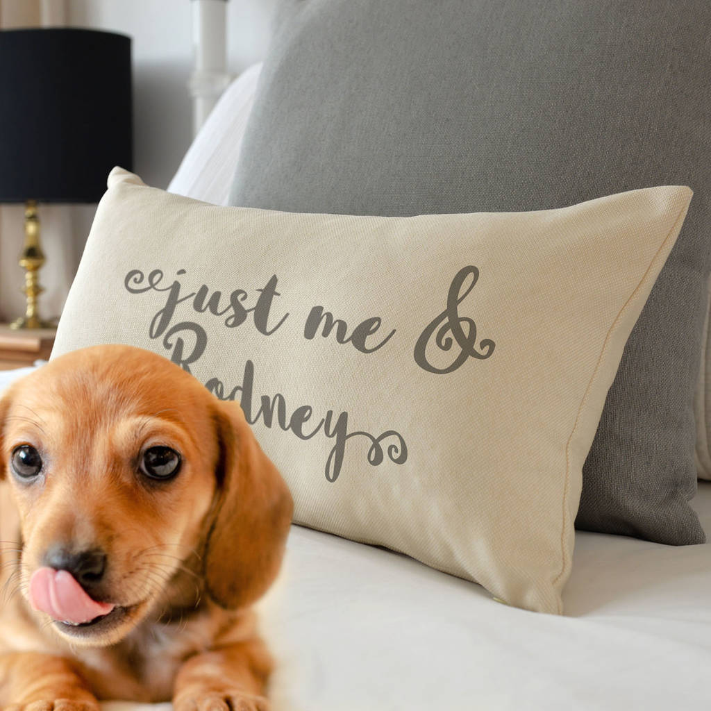 personalized pet cushion