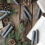 Set Of Short Charcoal Christmas Advent Candles, thumbnail 1 of 3