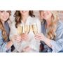 Custom Bridesmaid Champagne Flutes, thumbnail 4 of 6