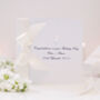 Bedazzled Personalised Heart Wedding Card Boxed, thumbnail 1 of 4