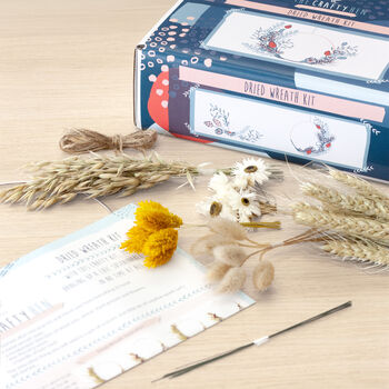 Dried Winter Wreath Kit, 9 of 10