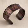 Handmade Wide Hammered Copper Cuff, thumbnail 7 of 8
