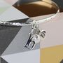 Personalised Birthday And Freshwater Pearl Bangle, thumbnail 4 of 10
