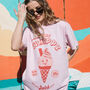 Mrs Whippy Women's Ice Cream Graphic T Shirt, thumbnail 4 of 4