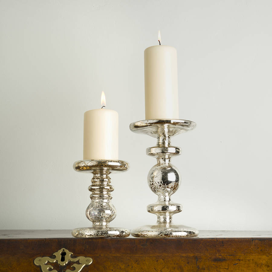antiqued silver candlestick by all things brighton beautiful
