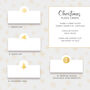Christmas Gold Foiled Blank Place Cards, thumbnail 6 of 6