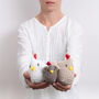 The Hen And Chick Beginner Knitting Kit, thumbnail 1 of 12