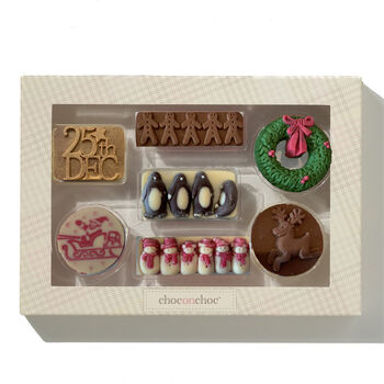 Christmas Holiday Chocolate Selection Box, 2 of 2