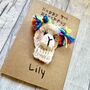 Personalised Age Name Llama Crochet Birthday Card Handmade, thumbnail 8 of 12
