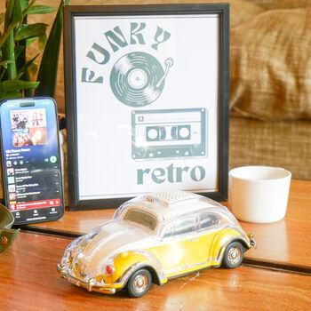 Retro Taxi Bluetooth Speaker And Fm Radio, 2 of 6