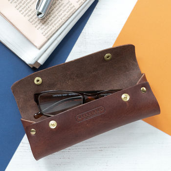 Personalised Leather Glasses Case, 7 of 11