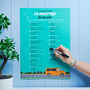 Personalised Road Trip Bucket List Poster, thumbnail 1 of 4