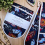 The Butterfly House Double Oven Gloves In Teal Blue, thumbnail 1 of 4