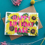 Happy Birthday Babe Paper Cut Birthday Card, thumbnail 2 of 4