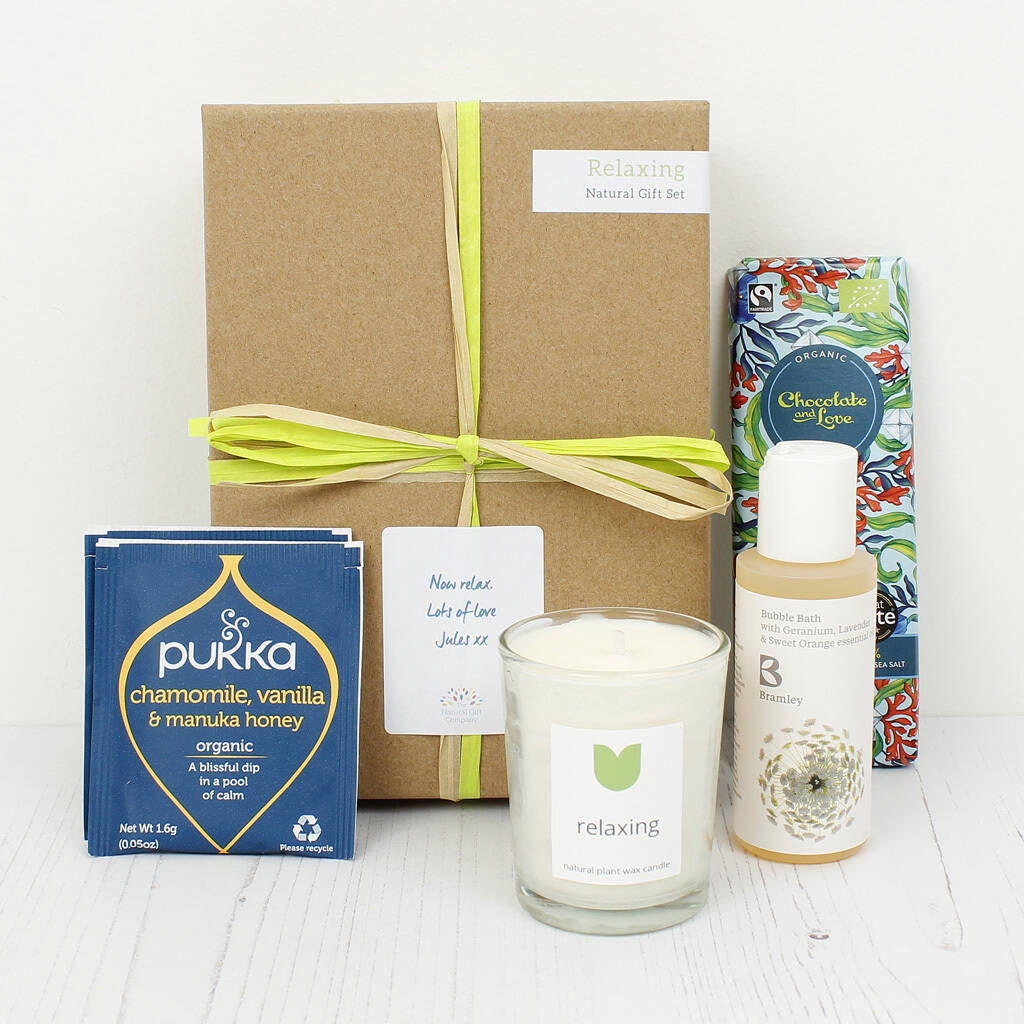 Relaxing Natural Gift Set By Green Tulip