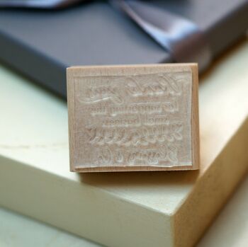Custom Thank You For Supporting Business Rubber Stamp, 4 of 4