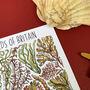 Seaweed Of Britain Watercolour Postcard, thumbnail 3 of 8