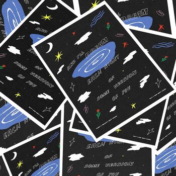 Noah Kahan “Stick Season” Night Sky Lyric Art Print, 3 of 5
