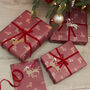Sausage Dog Christmas Wrapping Paper Kit, thumbnail 1 of 3