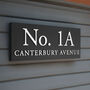 Personalised House Sign With Raised Silver Lettering, thumbnail 1 of 8