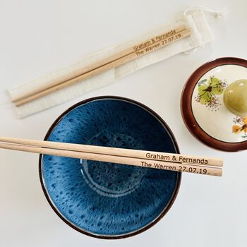 Personalised Classic Japanese Chopsticks, 4 of 11