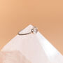 Sterling Silver Rose Quartz Ring, thumbnail 2 of 2