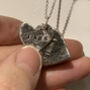 Personalised Handmade Sterling Silver Hearts Necklace, thumbnail 4 of 7
